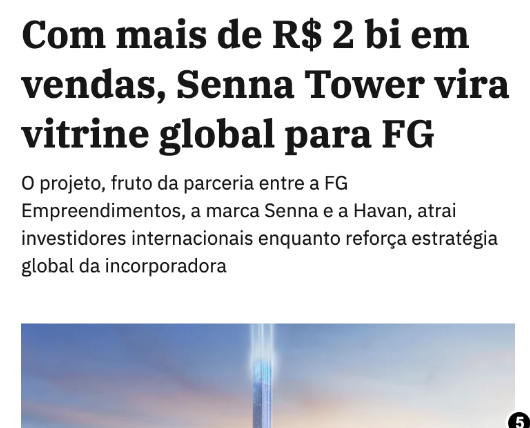 Senna Tower — Exame